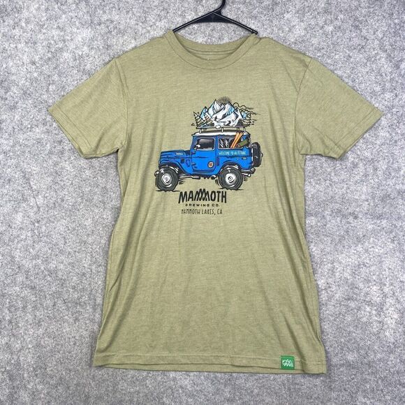 Wild Tribute Shirt Adult Small Mammoth California Green - Picture 1 of 7